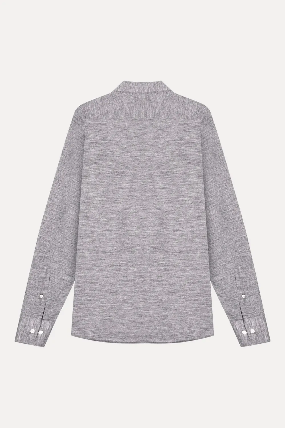 Ash Grey Cotton Shirt