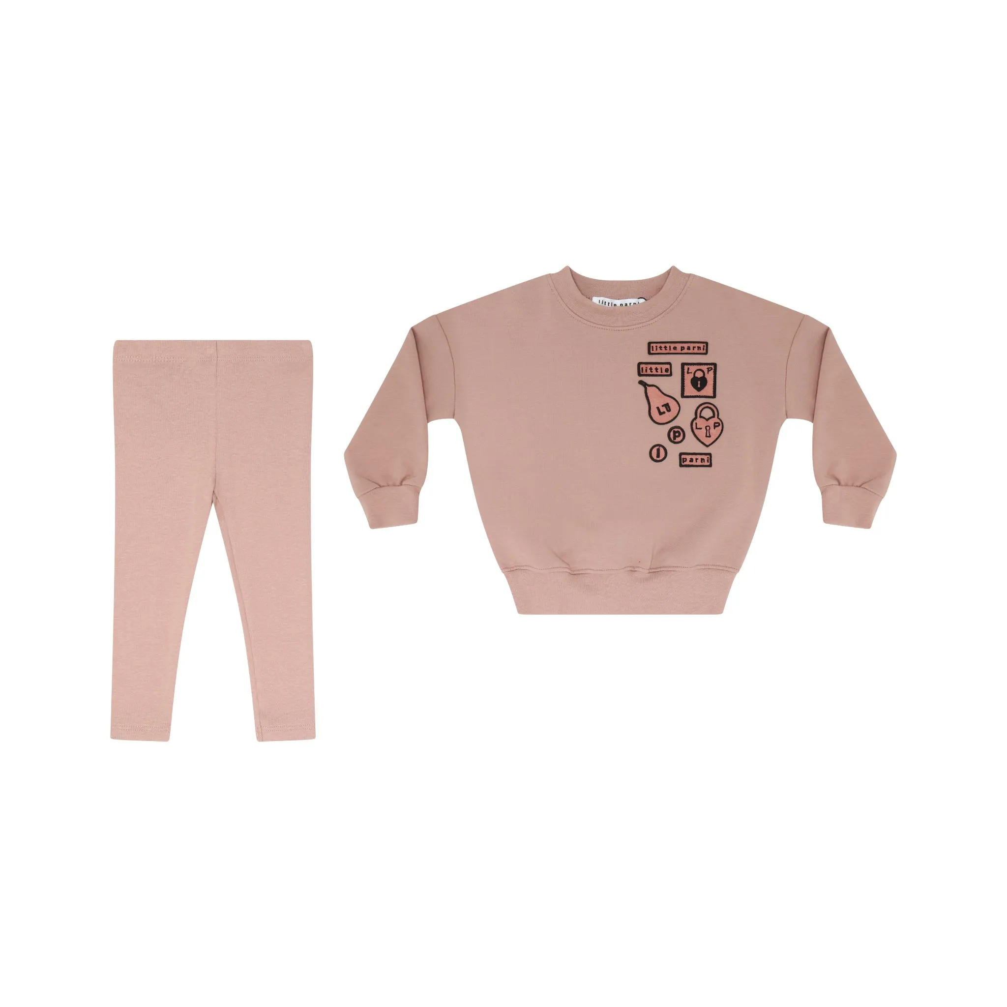 Baby Multi-Patch Sweatshirt & Leggings Set