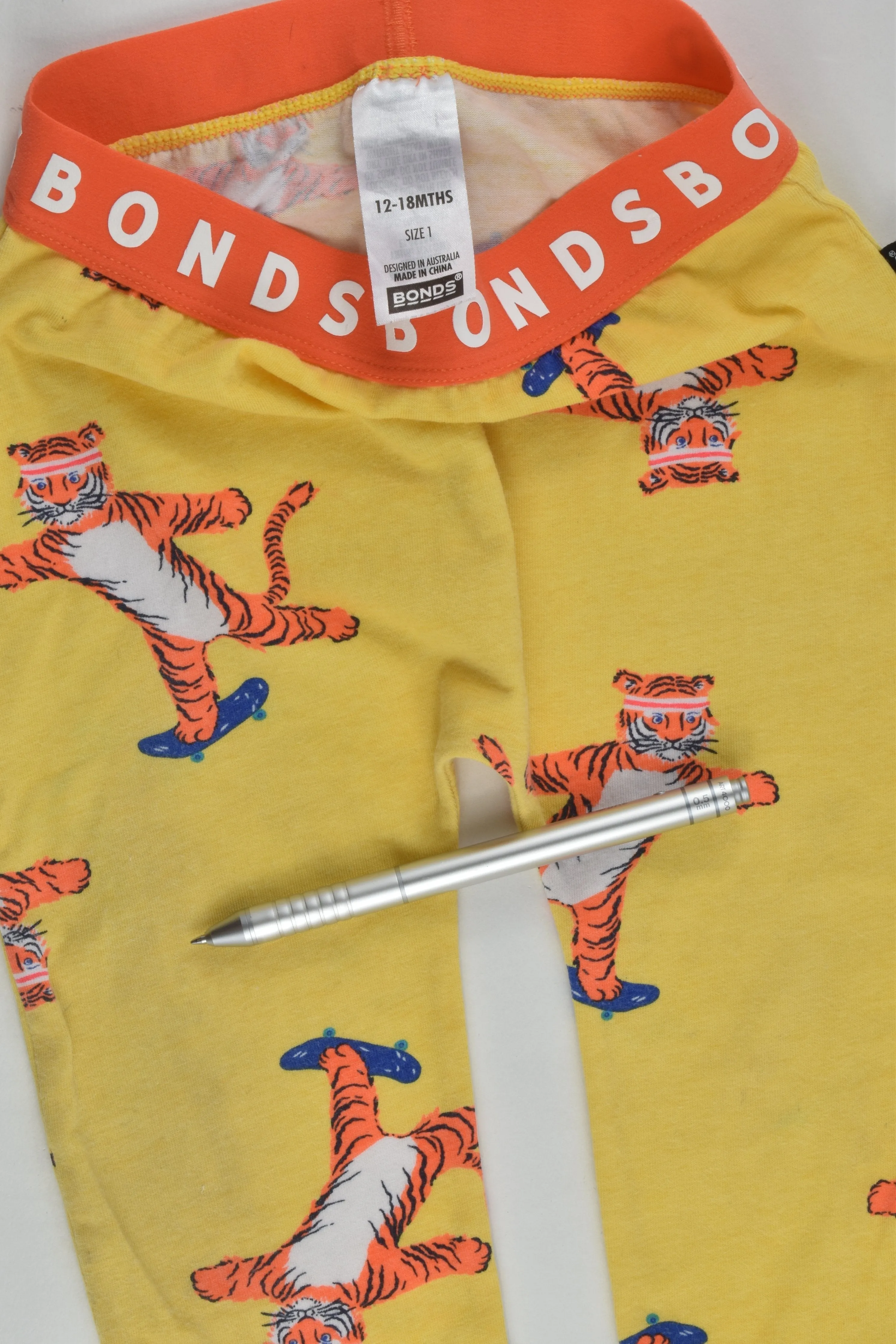 Bonds Size 1 Sporty Tiger Leggings