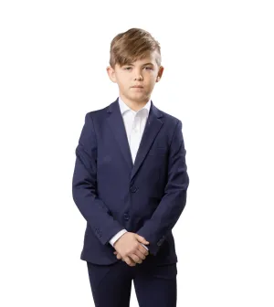 Boy's Soho Stretch Suit Jacket - Bright Navy