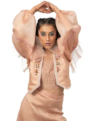 BUTTERFLY 3D FLORAL JACKET