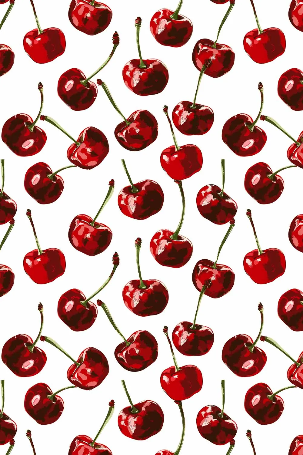 Cherries on Top Lucy White Fruity Print Sporty School Leggings - Girls