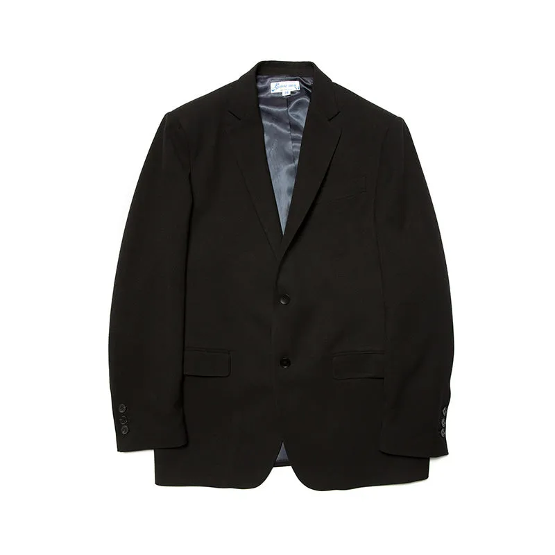 Classic Black Two-Button Blazer