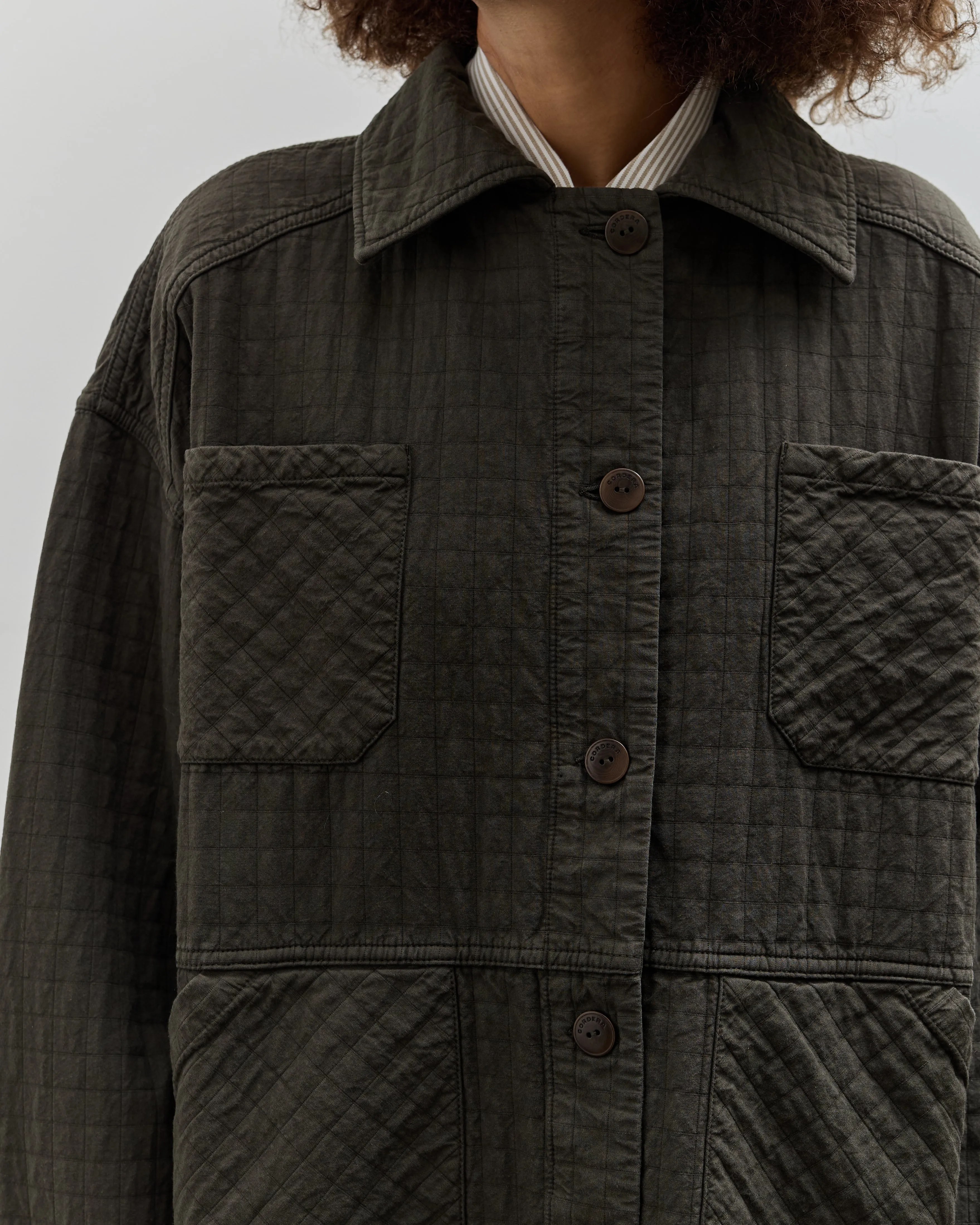 Cordera Padded Jacket, Dark Brown
