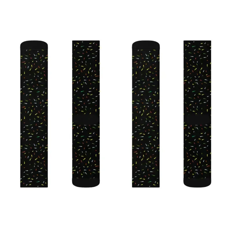 Cozy Confetti Sublimation Polyester Socks