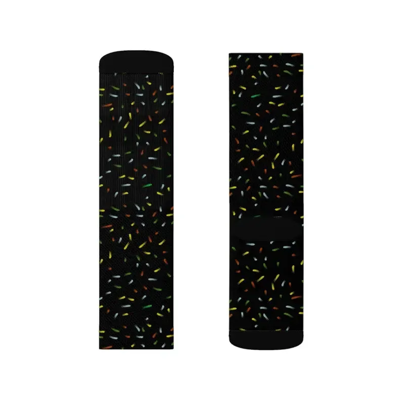 Cozy Confetti Sublimation Polyester Socks