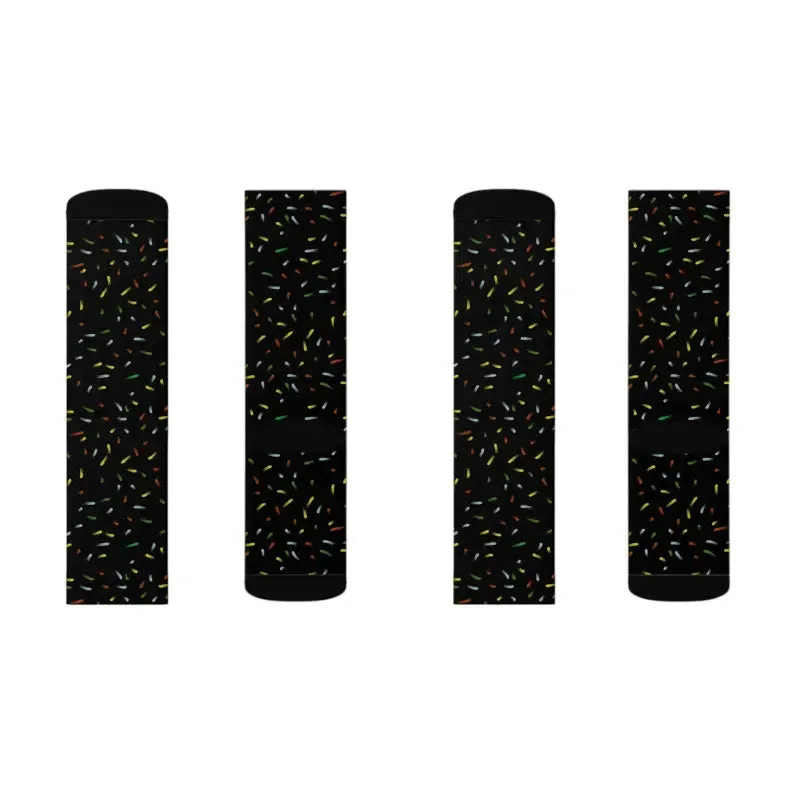 Cozy Confetti Sublimation Polyester Socks