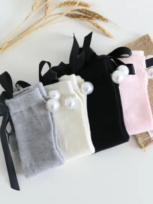 Girls A Little Pearl Socks
