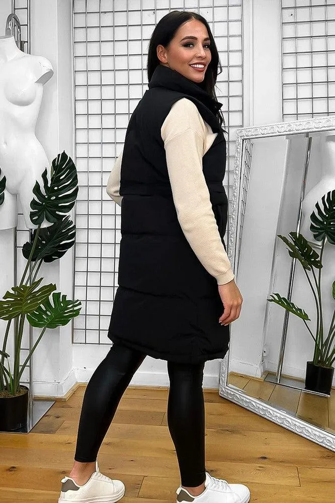 Gold Hardware Panelled Padded Waistcoat
