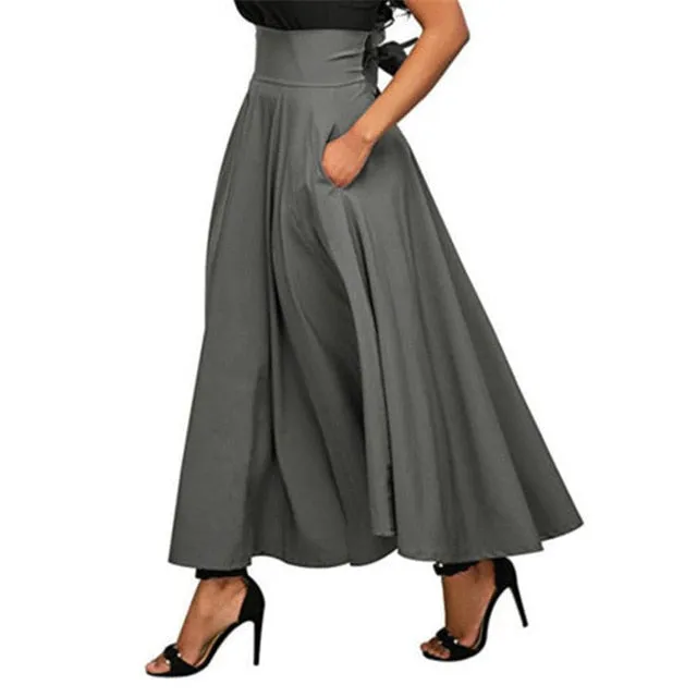 High Waist Bow Skirt