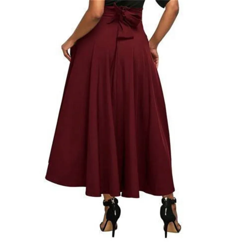 High Waist Bow Skirt