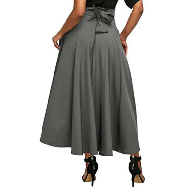 High Waist Bow Skirt