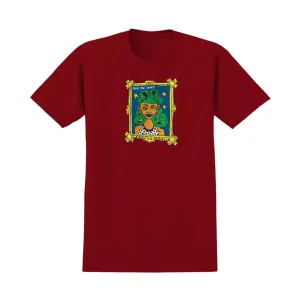 Krooked Fear S/S Tee - Maroon