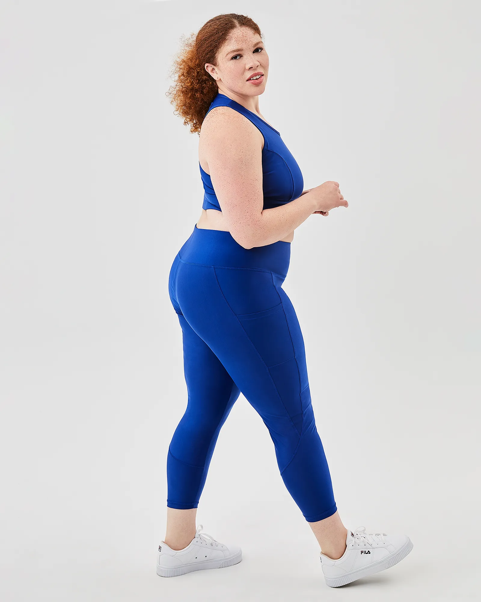 Laoghaire Ankle Legging | Royal Blue
