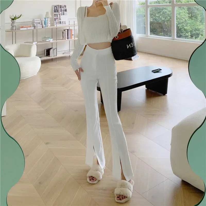 LAURA | High Waist Micro-Flared Pants