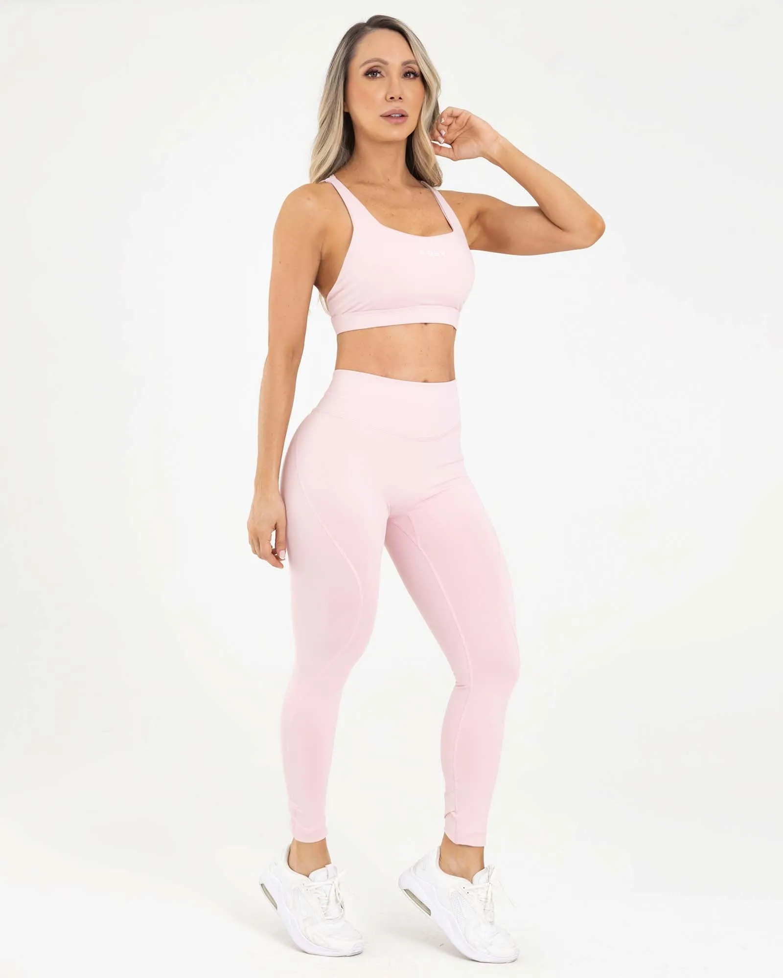 Leggings curves rosa peach FIBER