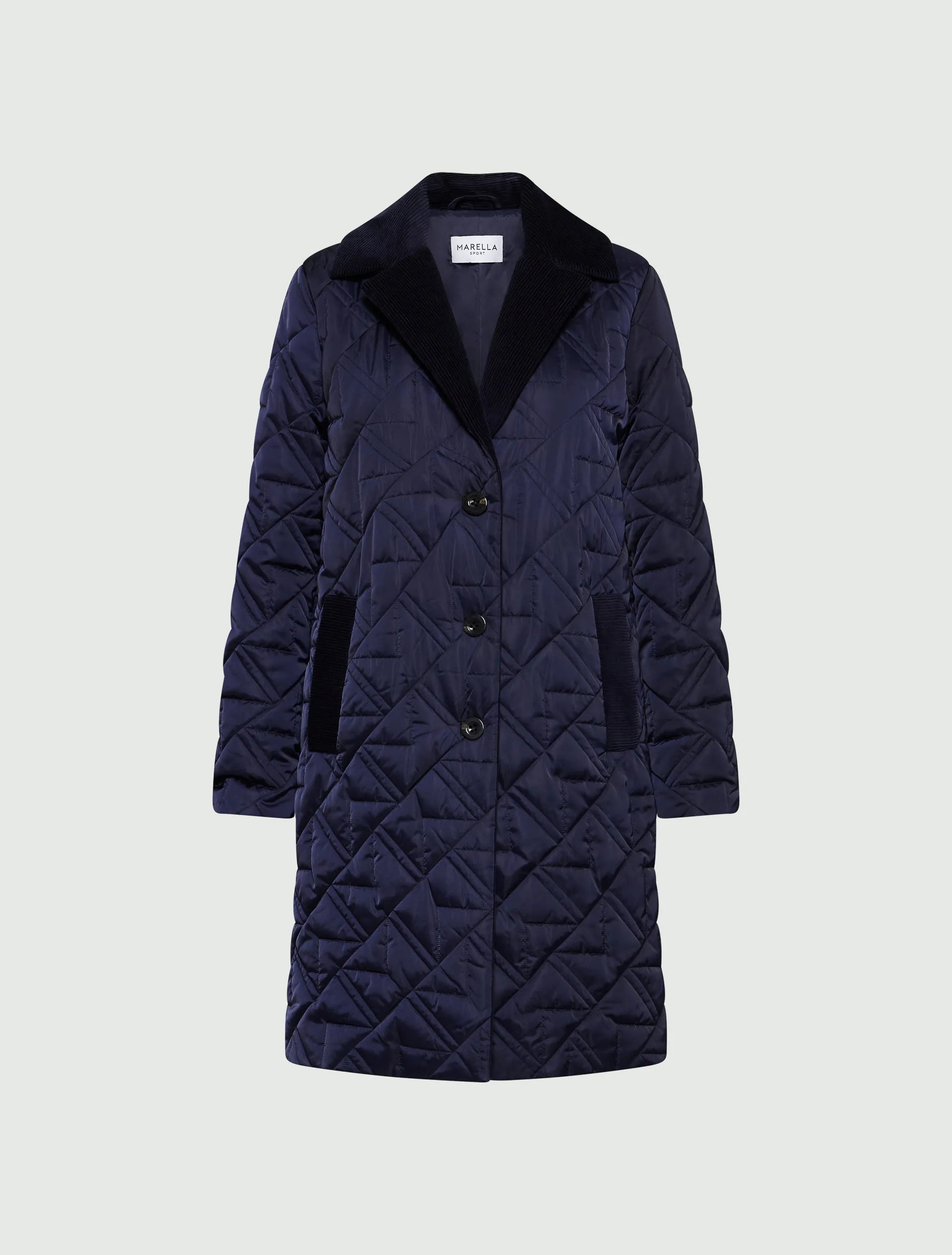 MARELLA Navy Padded Coat