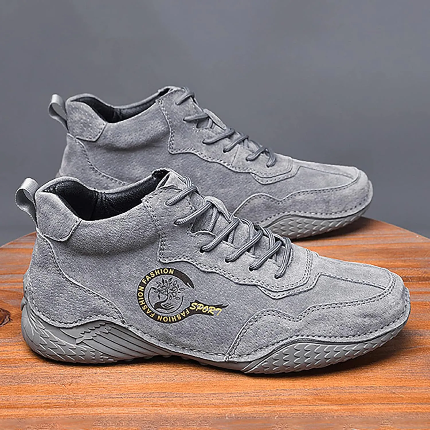 Mens Tennis Shoes Brown Sneakers Men's Casual Sneakers Mesh Breathable Walking Shoes Arch Support Shoes for Men