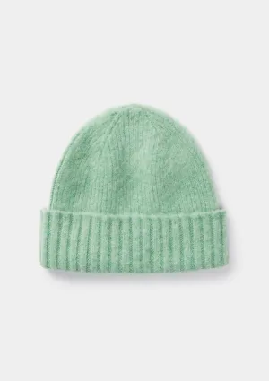 Mint Lambswool Beanie