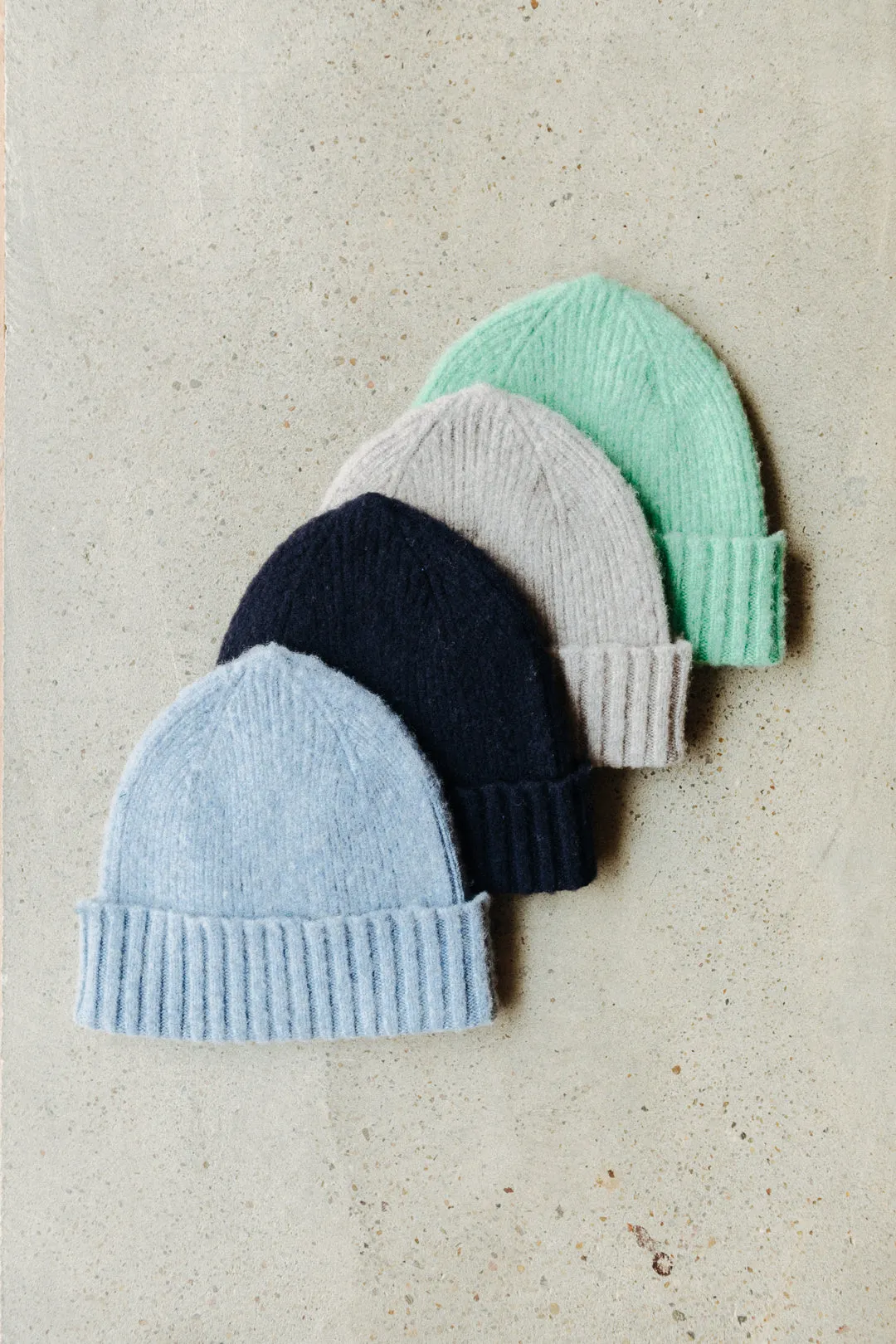Mint Lambswool Beanie