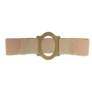 Nu-Comfort 2" Wide Beige Support Belt Large Oval, Ring Plate 41" - 46" Waist X-Large, Latex-Free