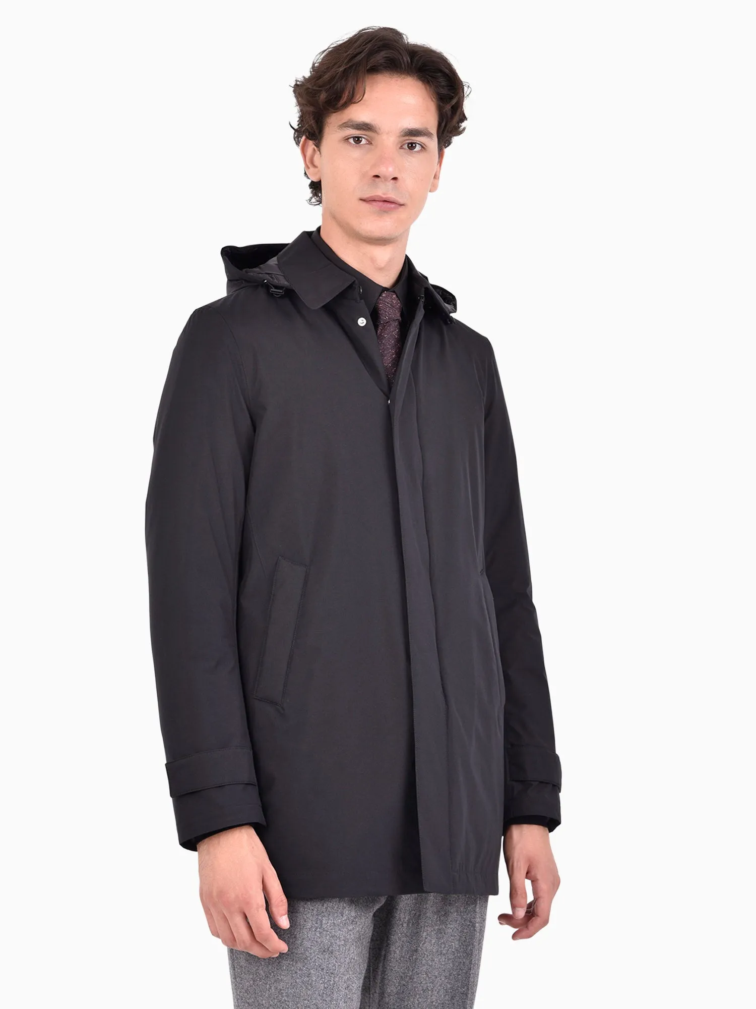 Nylon padded jacket