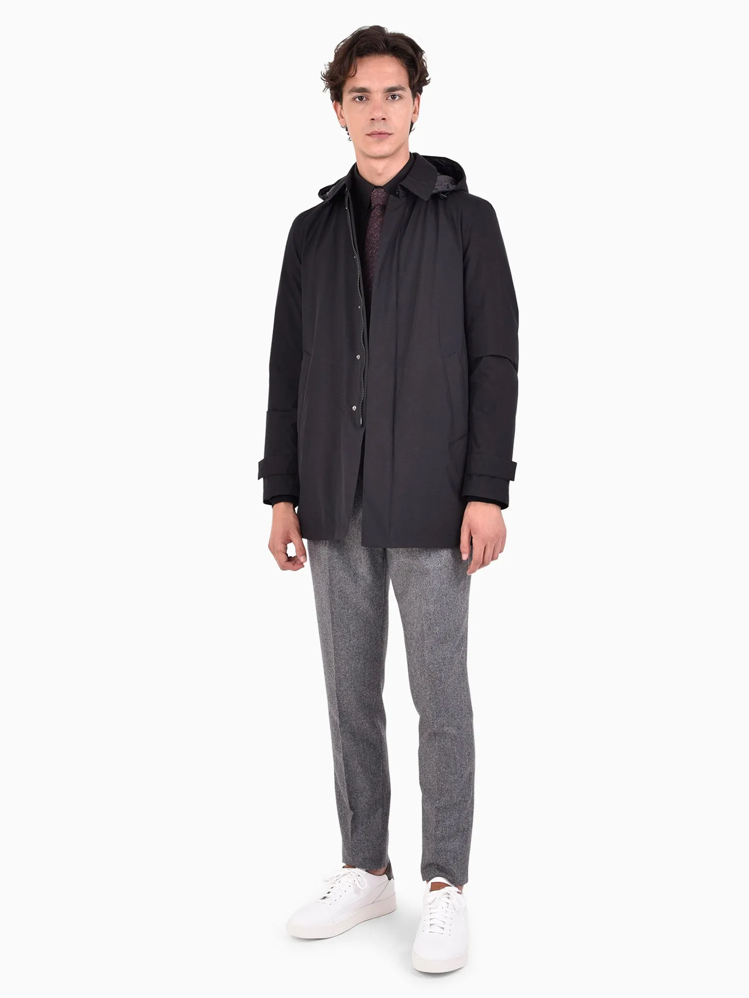 Nylon padded jacket