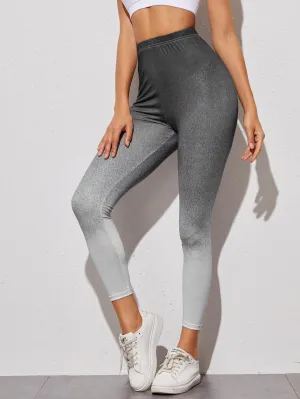 Ombre Elastic Waist Leggings