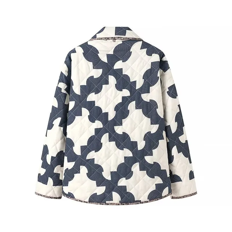 Padded kimono coat