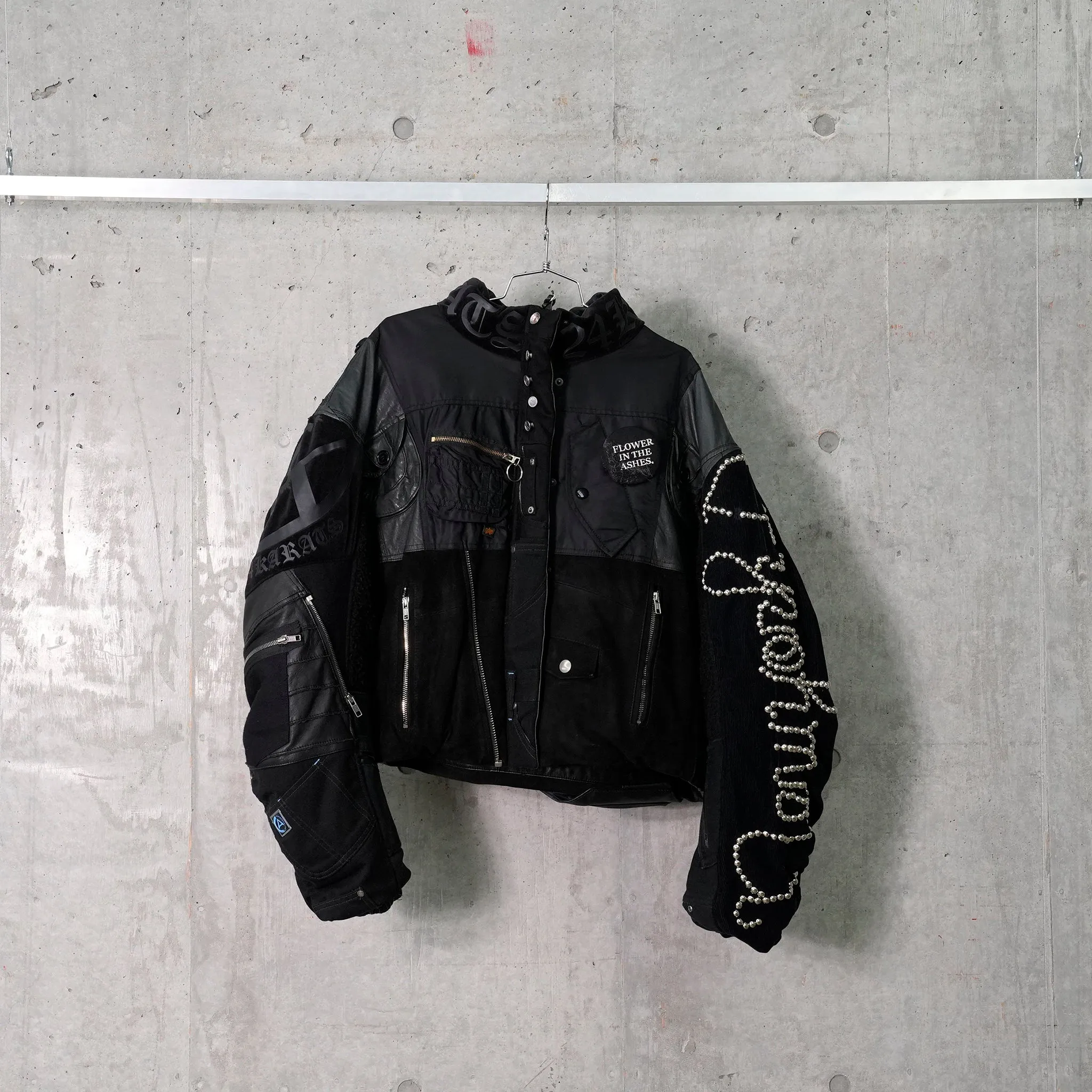 POLYESTER PADDED JACKET / 023/BLACK