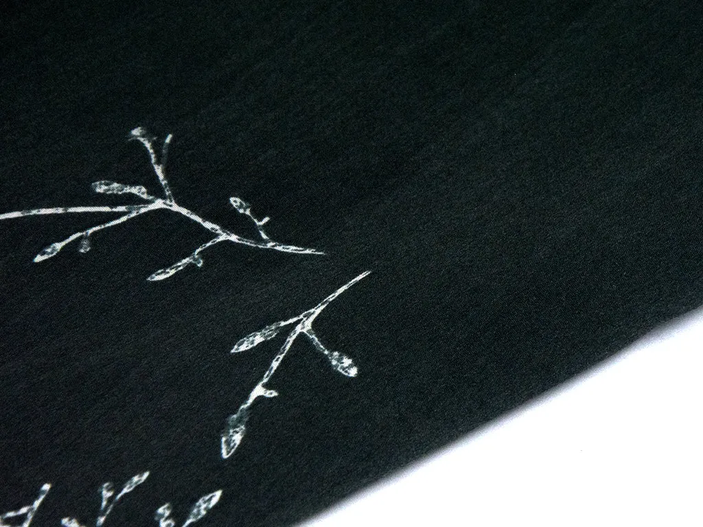 Skull Printed Crepe Fabric