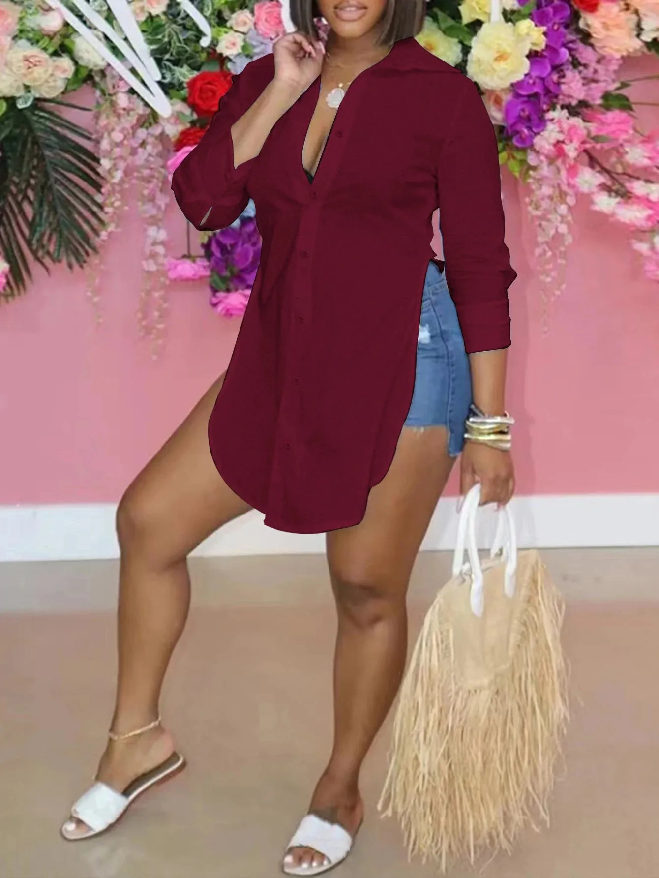 Sleek Slit Street Shirt