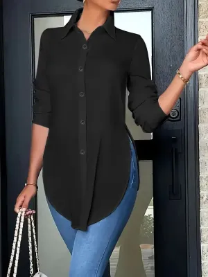 Sleek Slit Street Shirt
