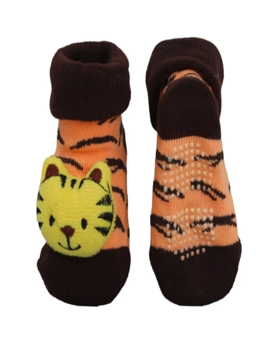 Star and Tiger Socks Set for Baby Boys - Playful & Cozy