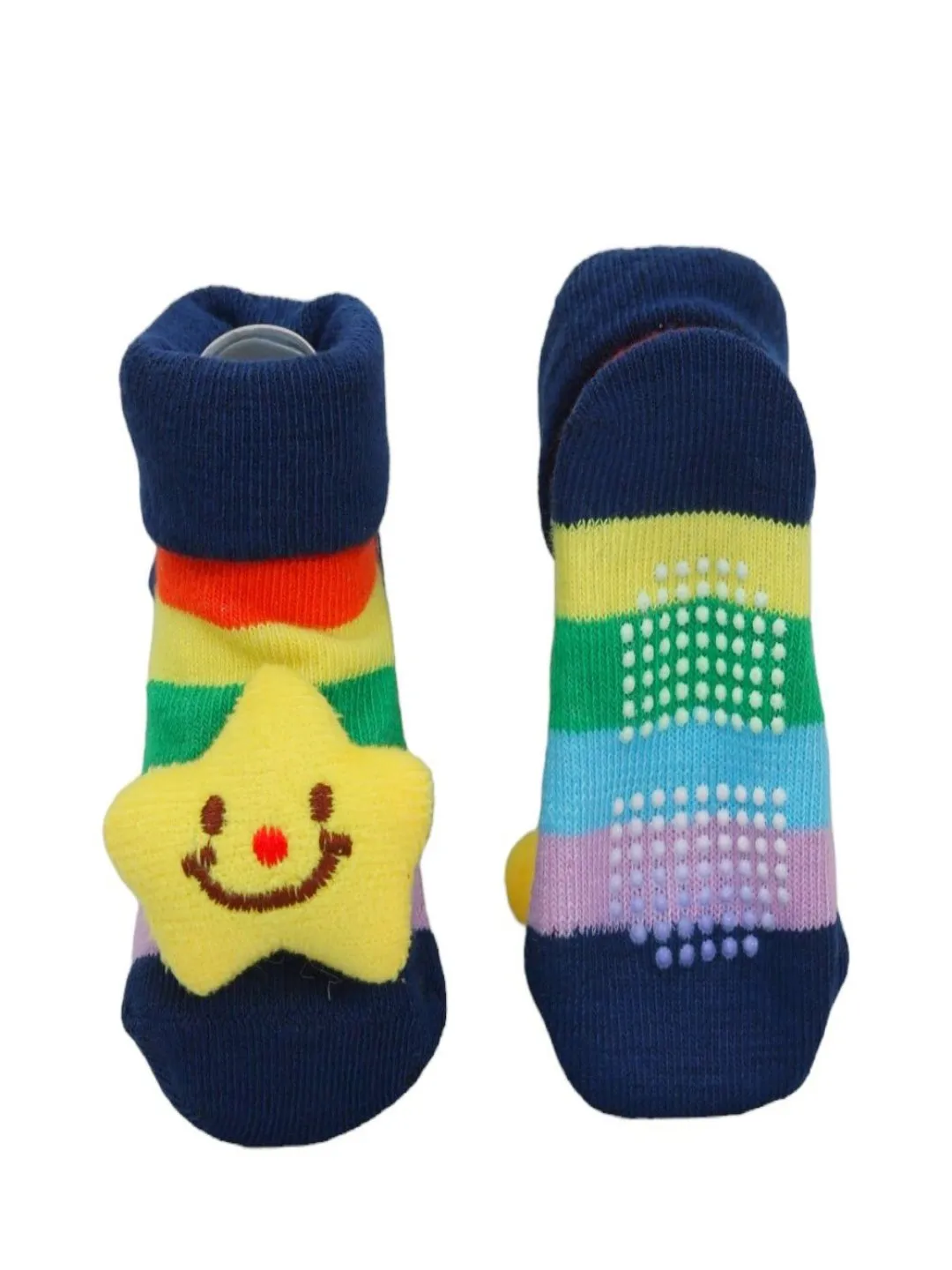 Star and Tiger Socks Set for Baby Boys - Playful & Cozy