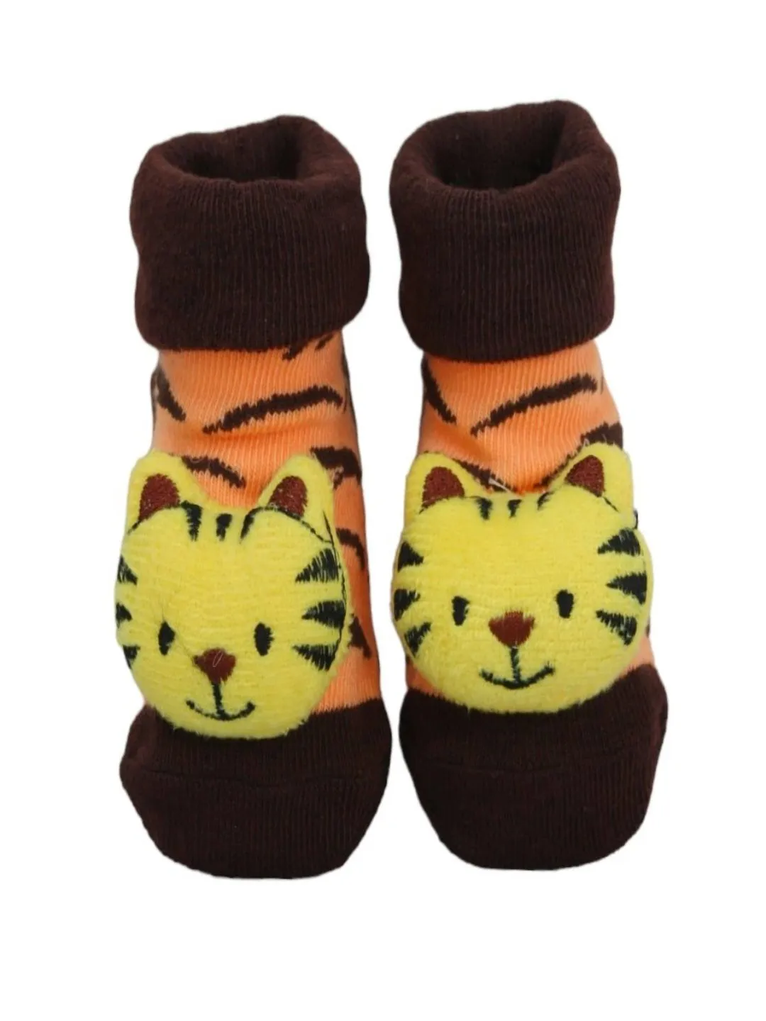 Star and Tiger Socks Set for Baby Boys - Playful & Cozy
