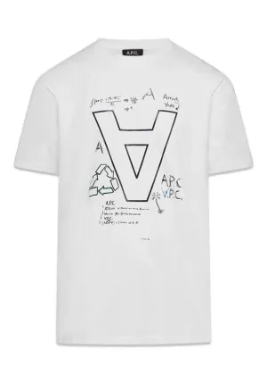 T-shirt Whaouh h - Blanc