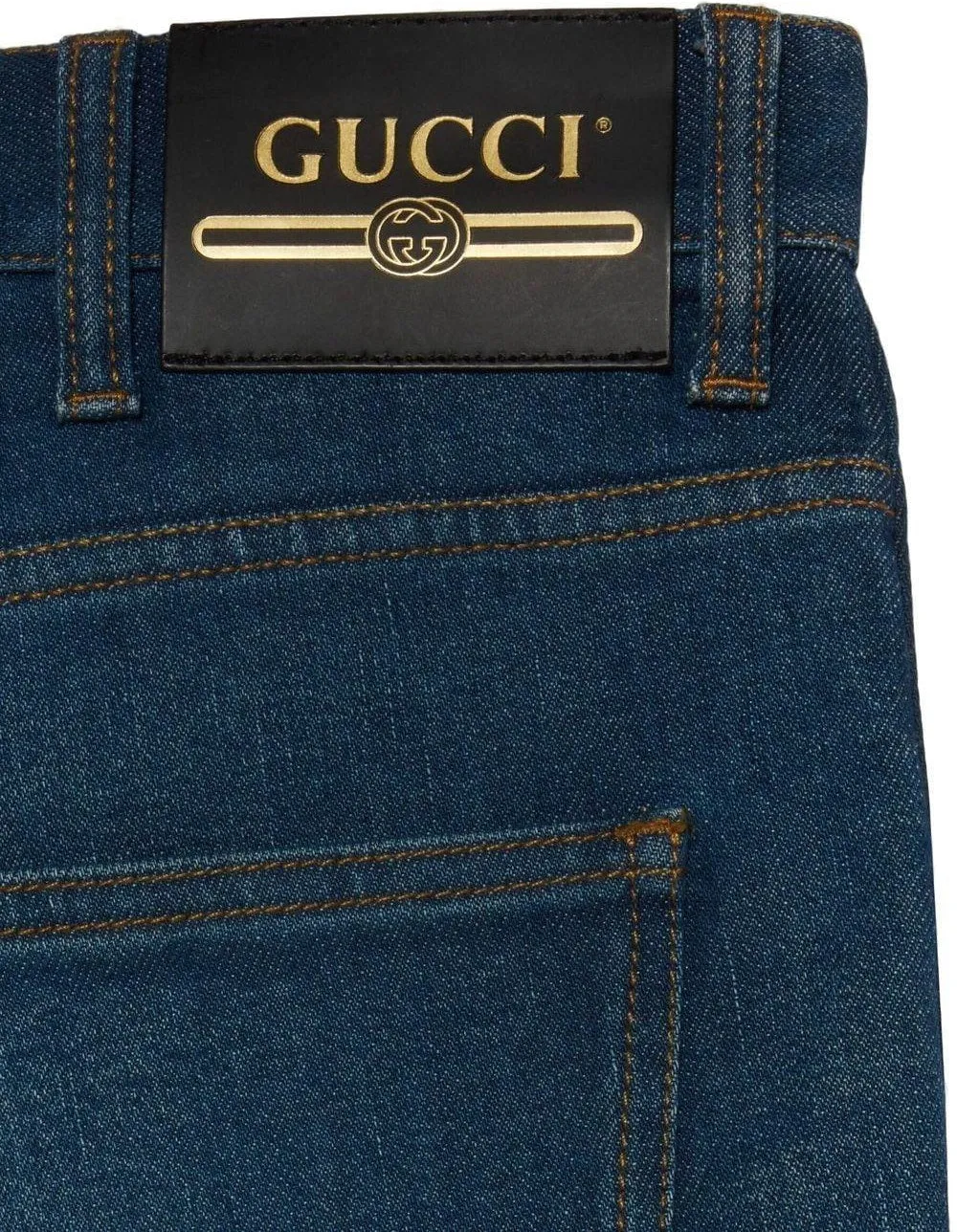 TAPERED PANT 5PKT WASHED ORG STRETCH DEN