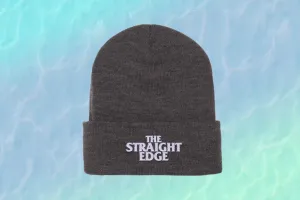 The Straight Edge Beanie in Dark Gray