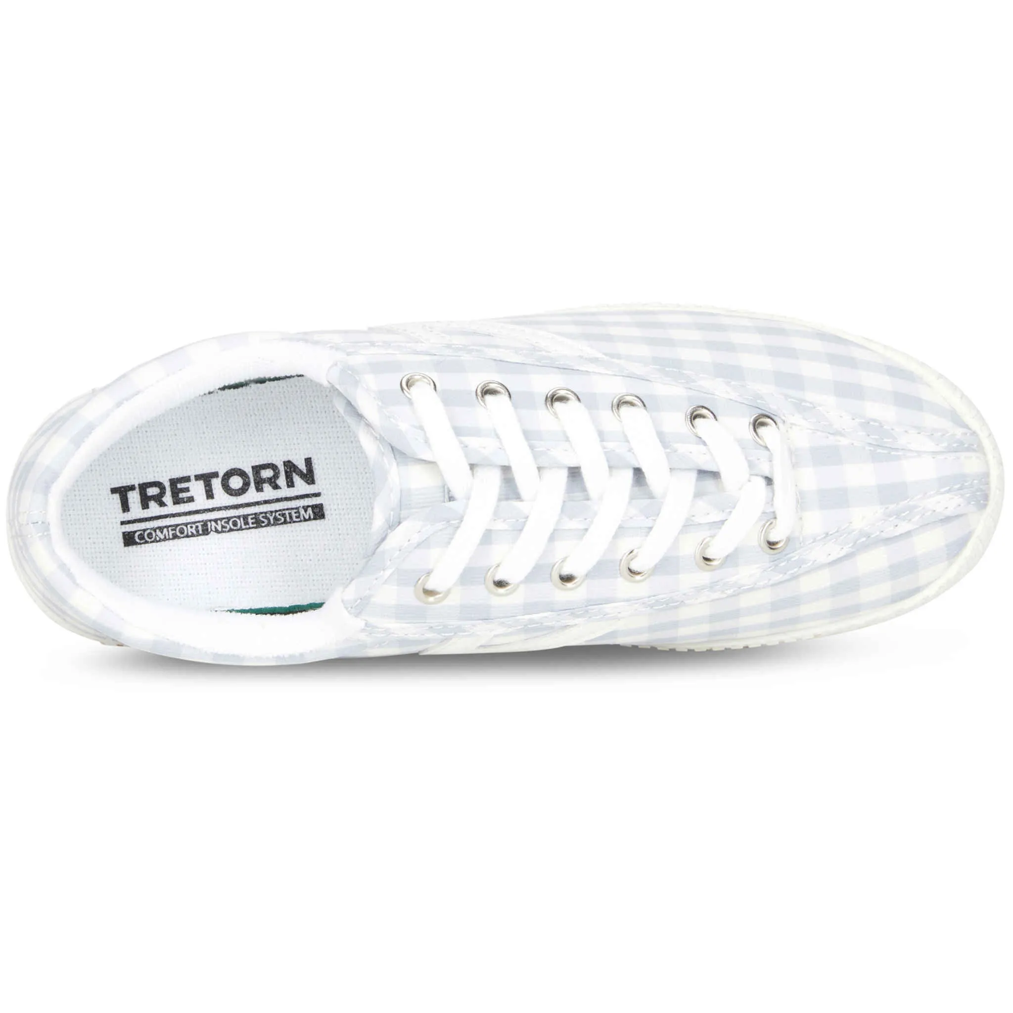 Tretorn Women's Sneakers Nylite Gingham Grey