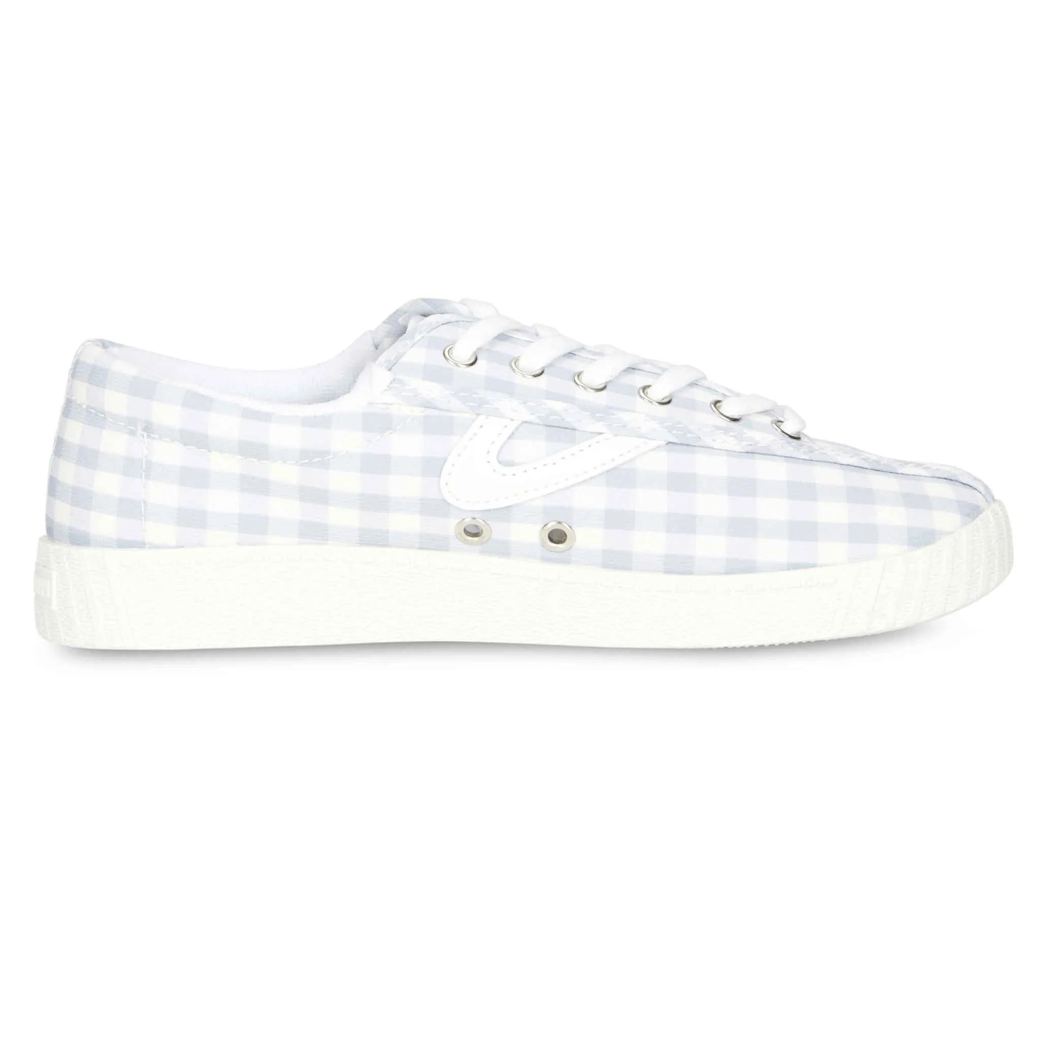 Tretorn Women's Sneakers Nylite Gingham Grey