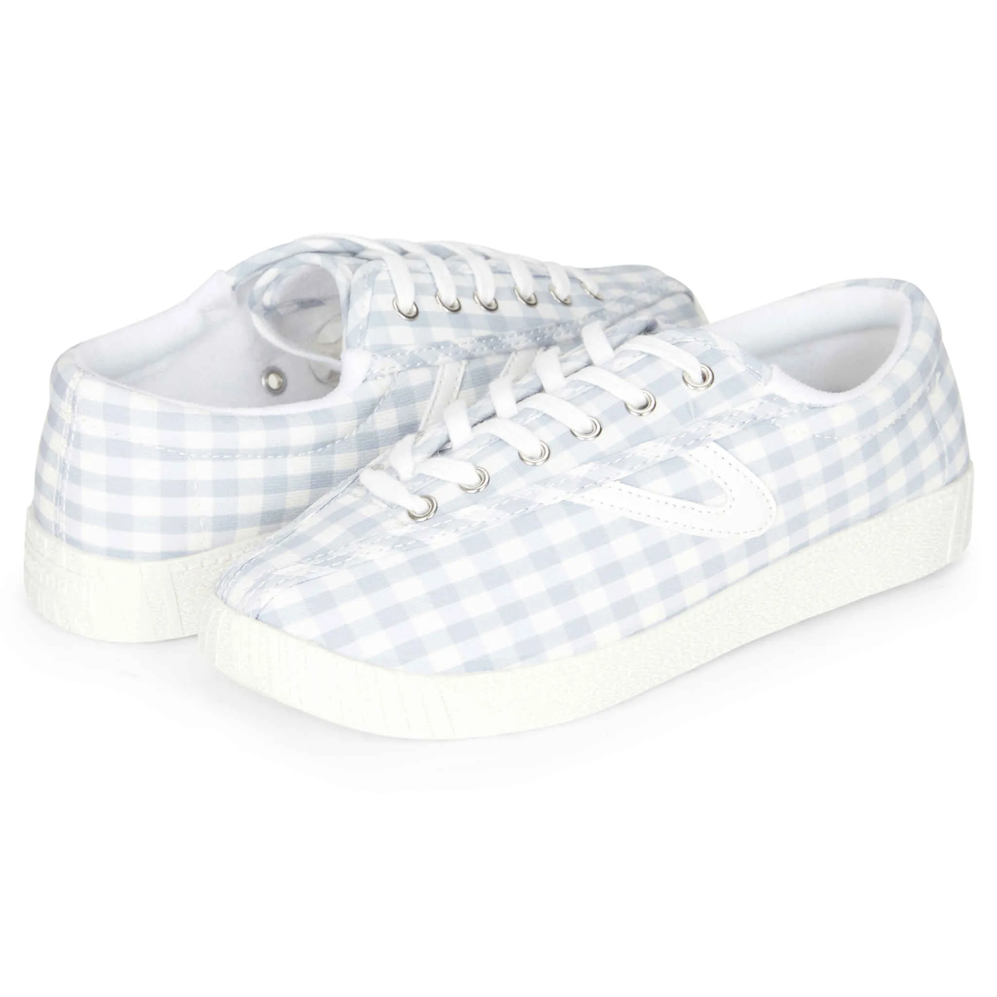Tretorn Women's Sneakers Nylite Gingham Grey