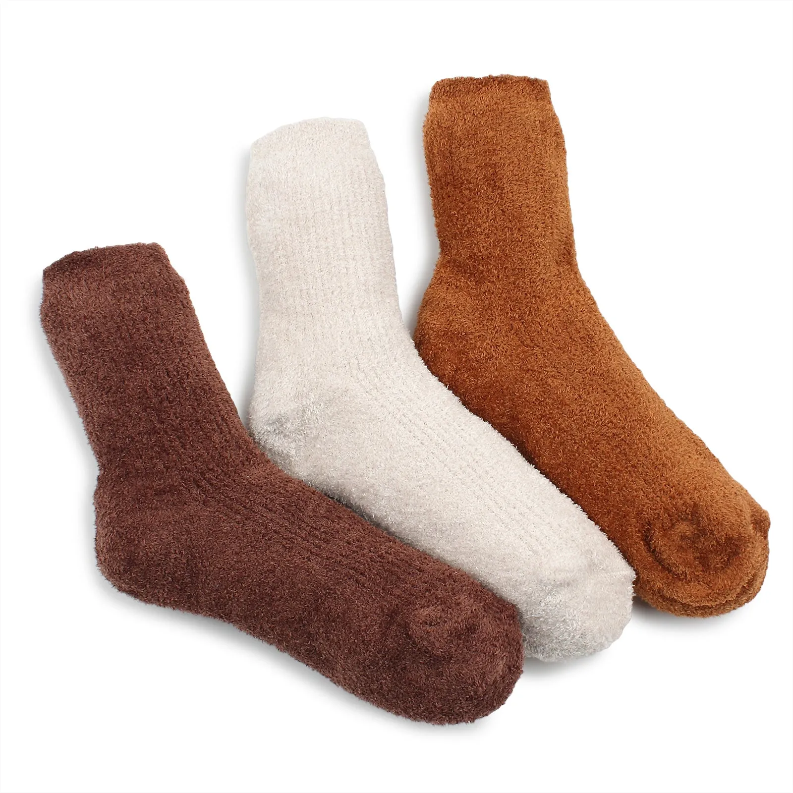 Unisex Fleece Crew Socks Cozy Winter costume XOB