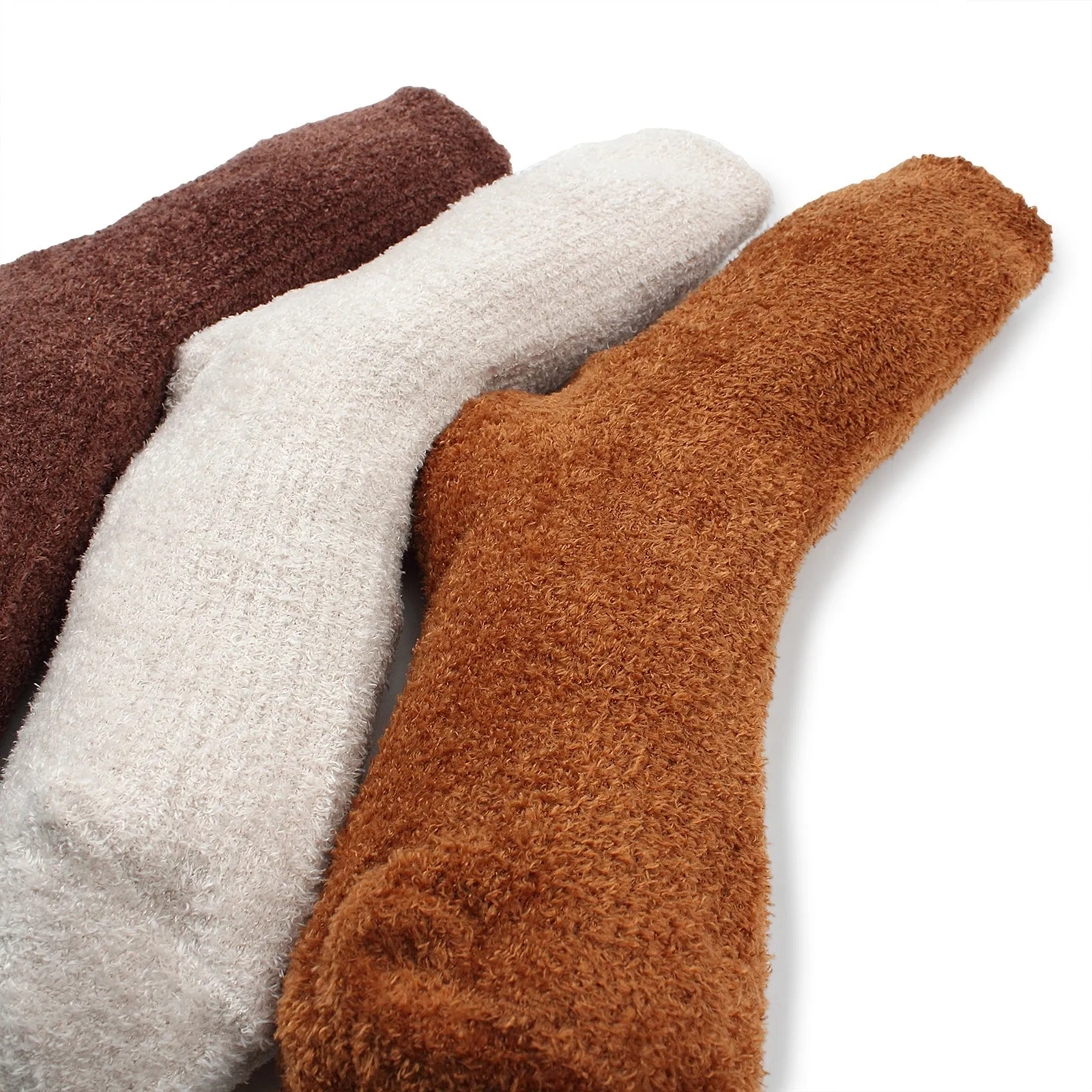 Unisex Fleece Crew Socks Cozy Winter costume XOB
