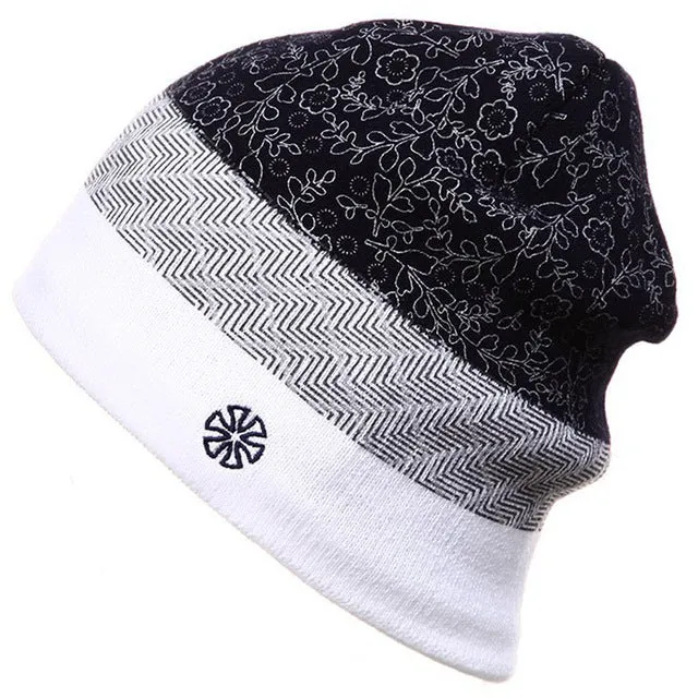 Warm Winter Snowboard Beanies - White,Green,Gray