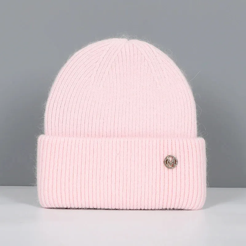 Women's Winter Beanie - Real Rabbit Fur Warm Hat