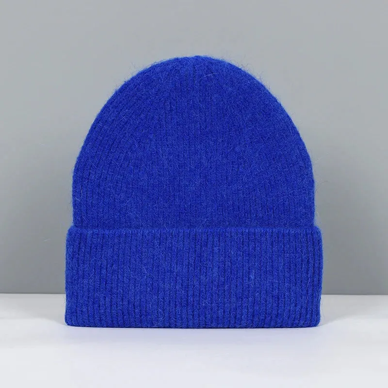 Women's Winter Beanie - Real Rabbit Fur Warm Hat