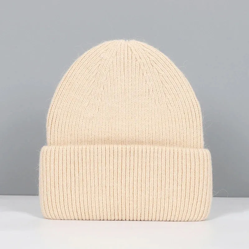 Women's Winter Beanie - Real Rabbit Fur Warm Hat
