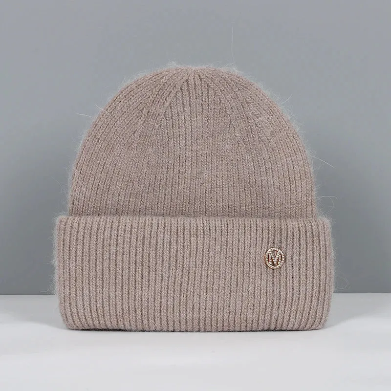 Women's Winter Beanie - Real Rabbit Fur Warm Hat