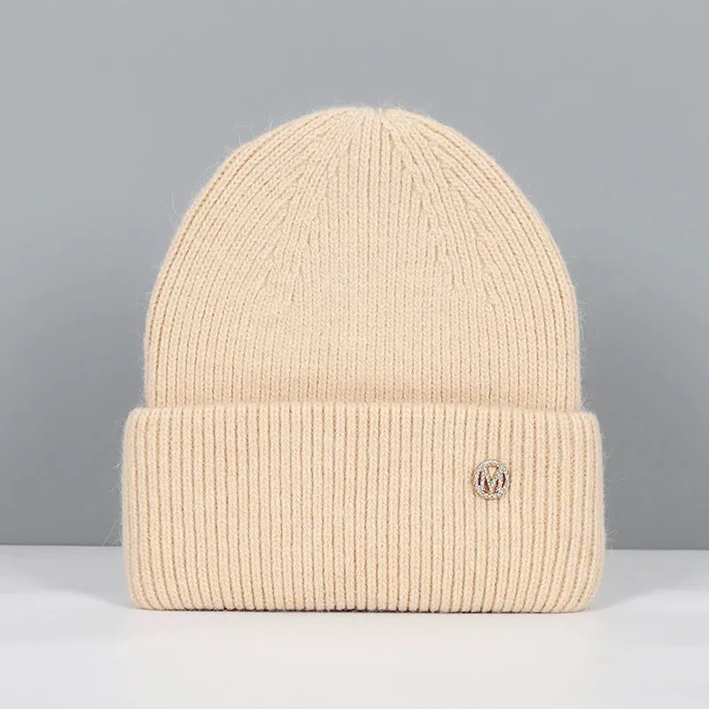 Women's Winter Beanie - Real Rabbit Fur Warm Hat